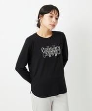 PHKJE28180 GEORGES RECH(小さいサイズ)(メゾン ドゥ サンク) ベアテン刺繍ロゴカットソー ライトグレー