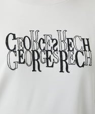 PHKJE28180 GEORGES RECH(小さいサイズ)(メゾン ドゥ サンク) ベアテン刺繍ロゴカットソー ライトグレー