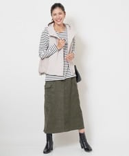 PHKJS28170 GEORGES RECH(小さいサイズ)(メゾン ドゥ サンク) スパンコールロゴカットソー ブルー