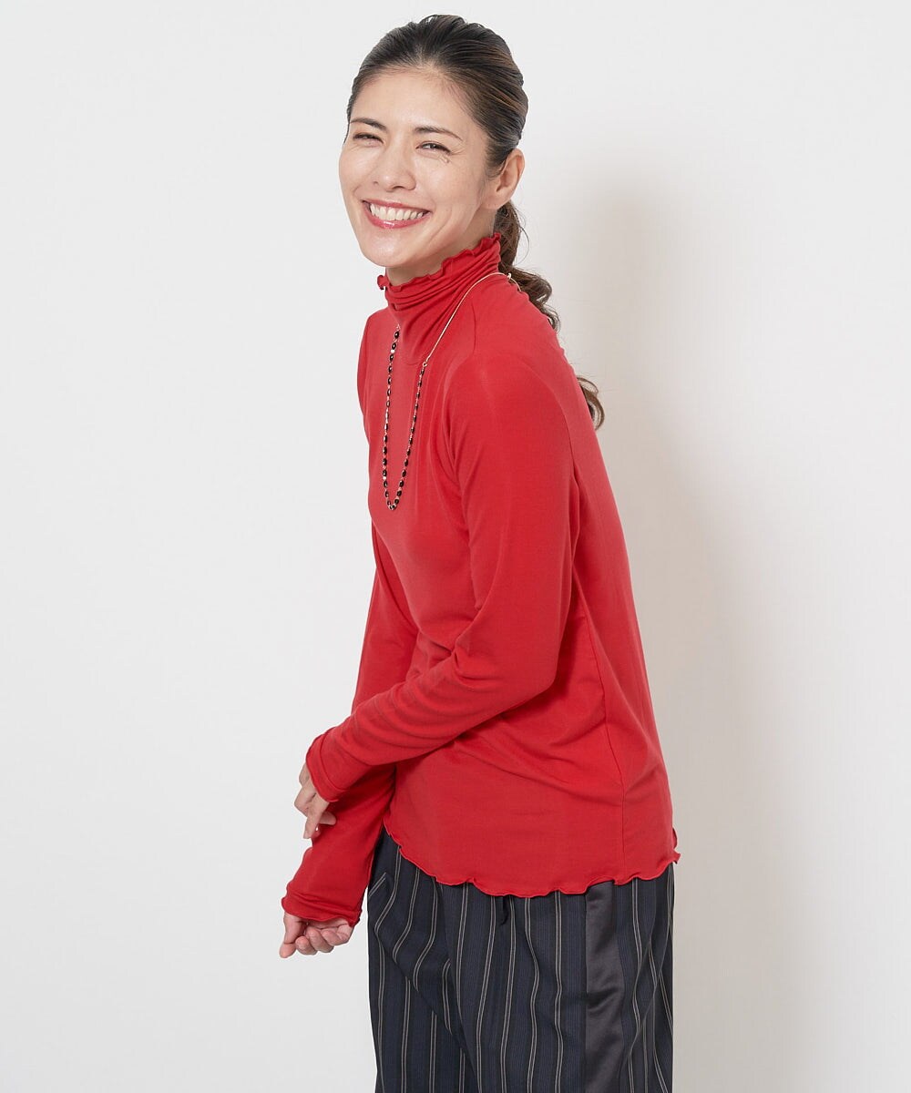 日本製]メロウタートルネックカットソー(カットソー・Tシャツ