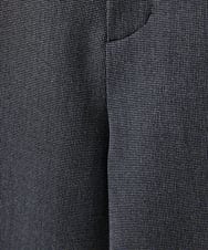 PHLAC49250 GEORGES RECH(小さいサイズ)(メゾン ドゥ サンク)  [日本製]裏起毛ピンヘッドストレートワイドパンツ ライトグレー