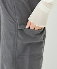 PHLAD09290 GEORGES RECH(小さいサイズ)(メゾン ドゥ サンク) フィブリルカーゴパンツ ダークグレー