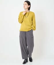 PHLAD09290 GEORGES RECH(小さいサイズ)(メゾン ドゥ サンク) フィブリルカーゴパンツ ダークグレー