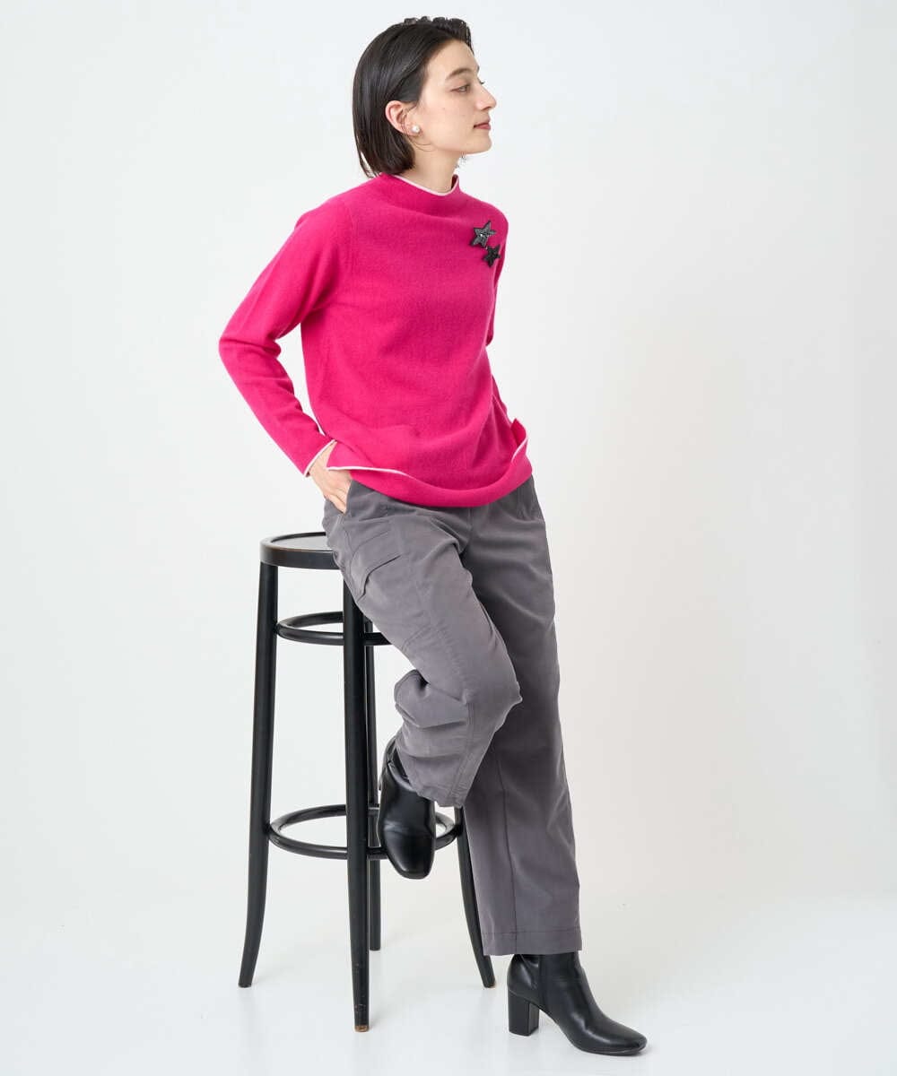 PHLAD09290 GEORGES RECH(小さいサイズ)(メゾン ドゥ サンク) フィブリルカーゴパンツ ダークグレー