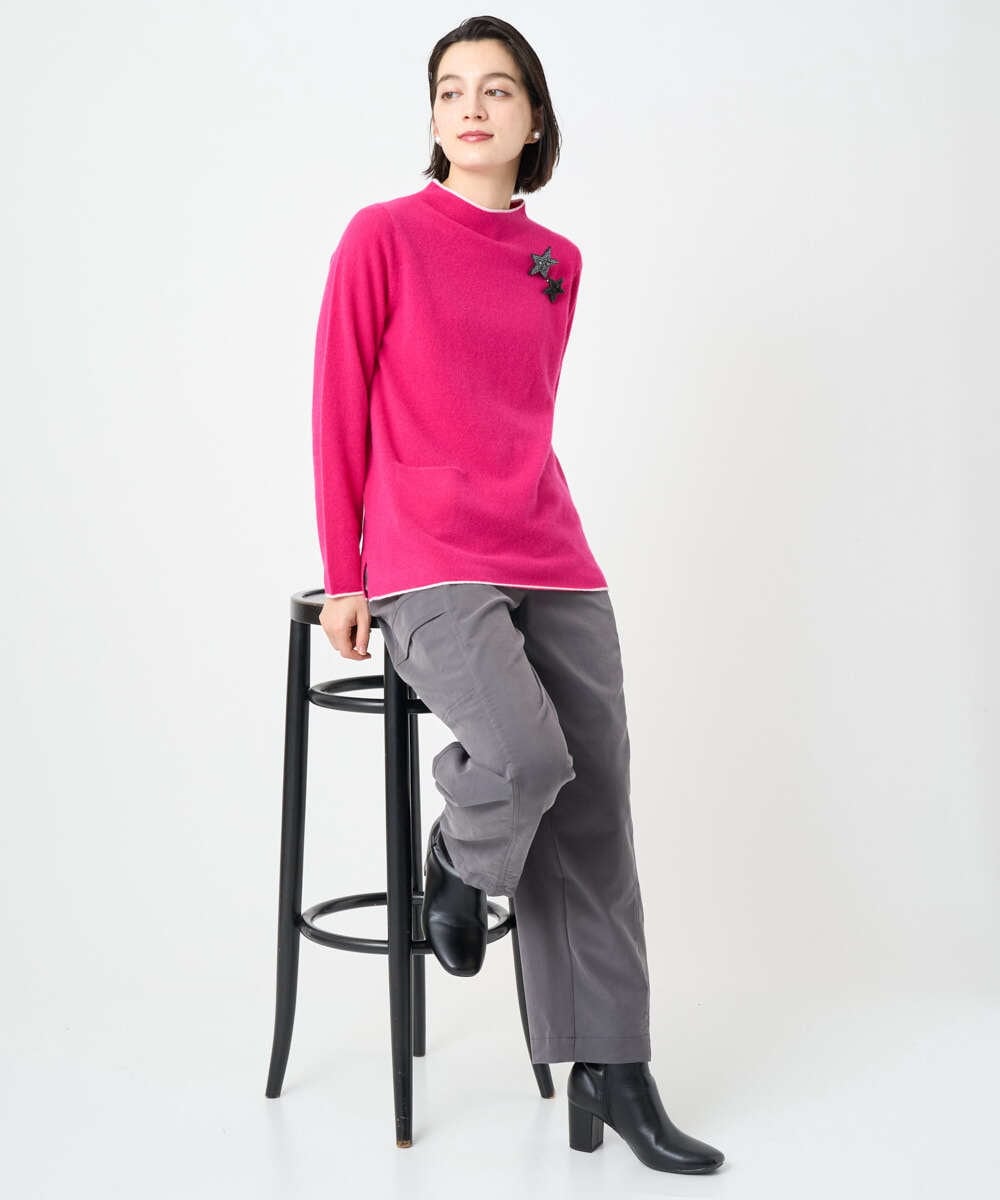 PHLAD09290 GEORGES RECH(小さいサイズ)(メゾン ドゥ サンク) フィブリルカーゴパンツ ダークグレー