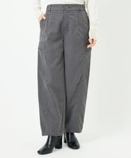 PHLAD09290 GEORGES RECH(小さいサイズ)(メゾン ドゥ サンク) フィブリルカーゴパンツ ダークグレー