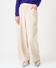 PHLAG12250 GEORGES RECH(小さいサイズ)(メゾン ドゥ サンク) トリコットコーデュロイワイドパンツ アイボリー