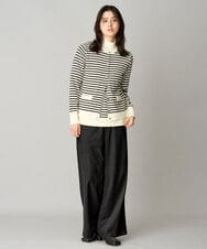 PHLAG12250 GEORGES RECH(小さいサイズ)(メゾン ドゥ サンク) トリコットコーデュロイワイドパンツ アイボリー