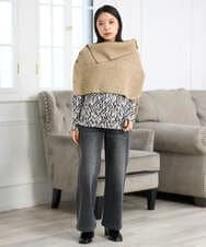 PHLAG34290 GEORGES RECH(小さいサイズ)(メゾン ドゥ サンク) 裏起毛ストレッチデニムパンツ ネイビー