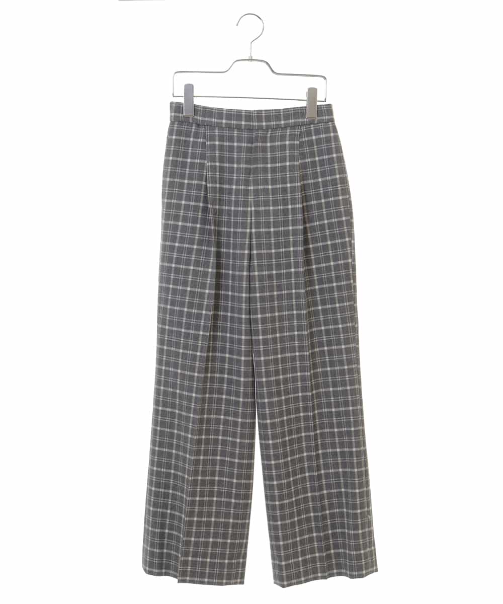 PHLAQ66250 GEORGES RECH(小さいサイズ)(メゾン ドゥ サンク) ウィンターチェックパンツ グレー