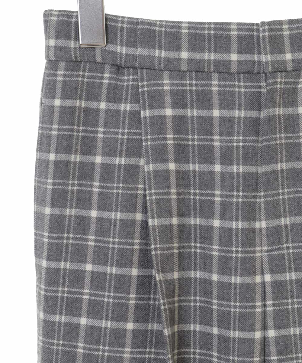 PHLAQ66250 GEORGES RECH(小さいサイズ)(メゾン ドゥ サンク) ウィンターチェックパンツ グレー