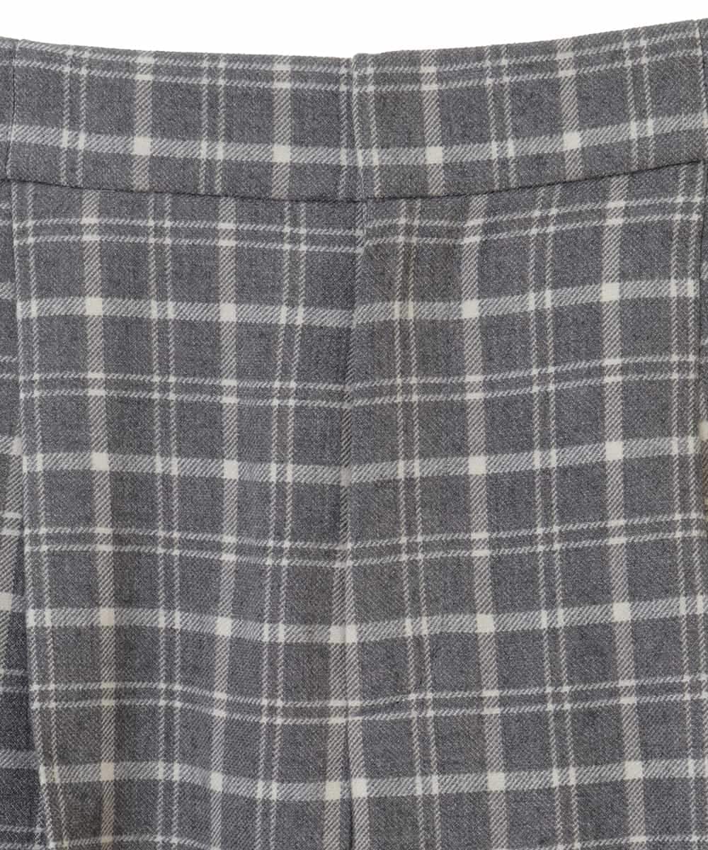 PHLAQ66250 GEORGES RECH(小さいサイズ)(メゾン ドゥ サンク) ウィンターチェックパンツ グレー
