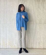 PHLAT64210 GEORGES RECH(小さいサイズ)(メゾン ドゥ サンク) スリムスティックパンツ アイボリー(チェック)