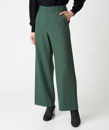 PHLAV60230 GEORGES RECH(小さいサイズ) [日本製/洗える]裏起毛ストレッチワイドストレートパンツ