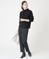 PHLAW38290 GEORGES RECH(小さいサイズ)(メゾン ドゥ サンク)  [日本製]カービーストライプテーパードパンツ ブルー系