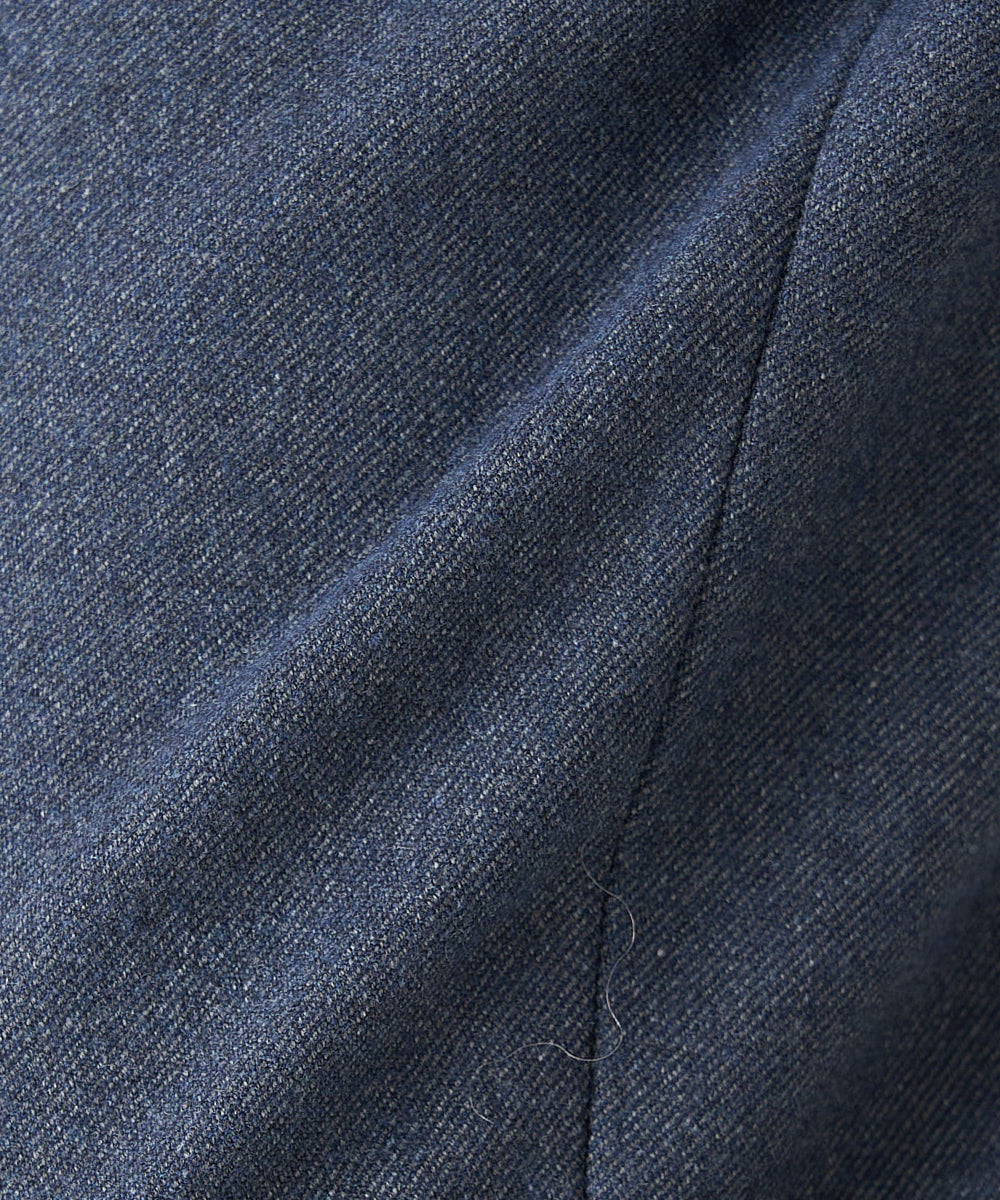 PHLAW46210 GEORGES RECH(小さいサイズ)(メゾン ドゥ サンク)  [日本製]スリムテーパードストレッチパンツ ネイビー