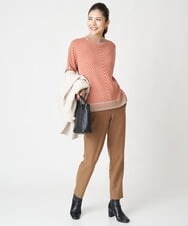 PHLAW46210 GEORGES RECH(小さいサイズ)(メゾン ドゥ サンク)  [日本製]スリムテーパードストレッチパンツ ネイビー