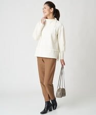 PHLAW46210 GEORGES RECH(小さいサイズ)(メゾン ドゥ サンク)  [日本製]スリムテーパードストレッチパンツ ネイビー