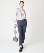 PHLAW46210 GEORGES RECH(小さいサイズ)(メゾン ドゥ サンク)  [日本製]スリムテーパードストレッチパンツ ネイビー