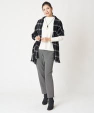 PHLAX46210 GEORGES RECH(小さいサイズ)(メゾン ドゥ サンク)  [日本製]両面起毛ストレッチテーパードパンツ ブラック系