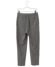 PHLAX46210 GEORGES RECH(小さいサイズ)(メゾン ドゥ サンク)  [日本製]両面起毛ストレッチテーパードパンツ ブラック系