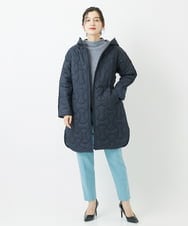PHLCA19190 GEORGES RECH(小さいサイズ)(メゾン ドゥ サンク)  [日本製]裏起毛センタープレスストレッチテーパードパンツ ライトグレー