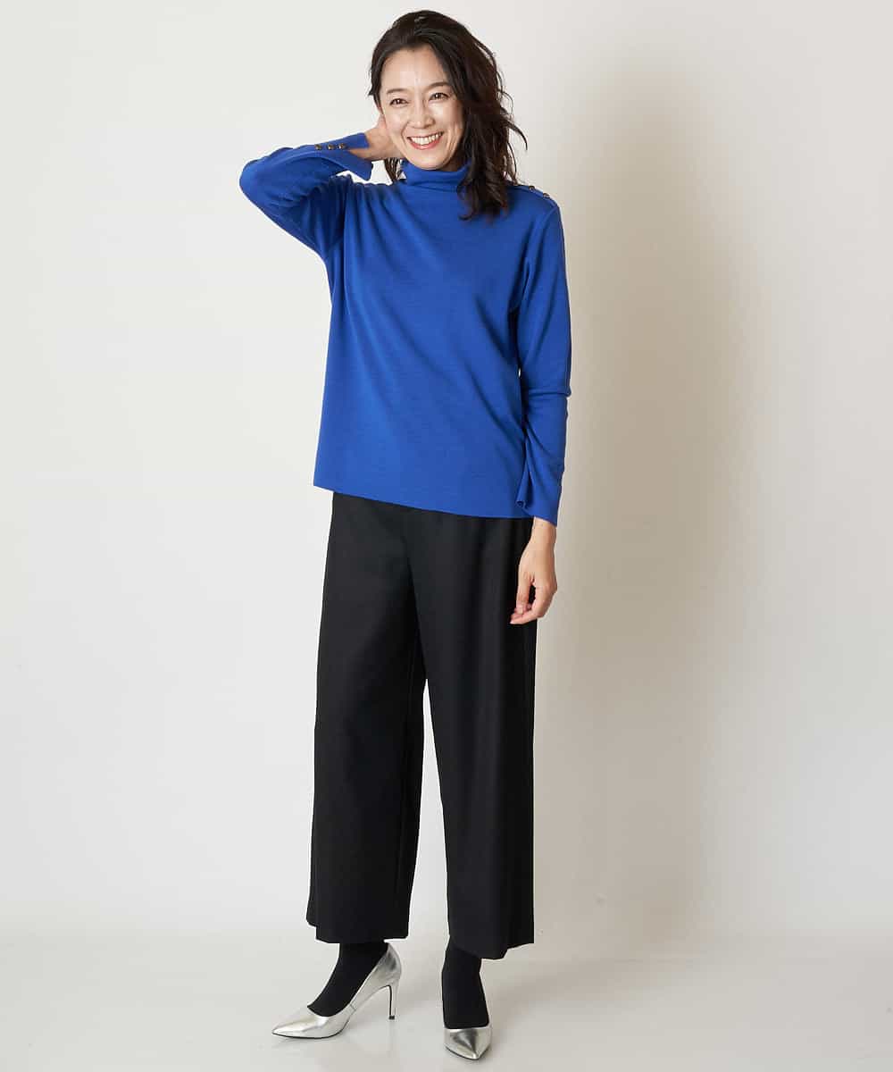 ウールガウチョパンツ ガウチョ ワイドパンツ Georges Rech 小さいサイズ メゾン ドゥ サンク イトキンオンラインストア