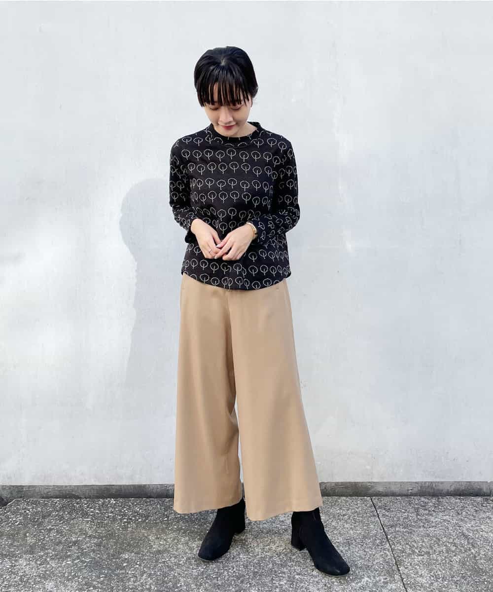 ウールガウチョパンツ ガウチョ ワイドパンツ Georges Rech 小さいサイズ メゾン ドゥ サンク イトキンオンラインストア