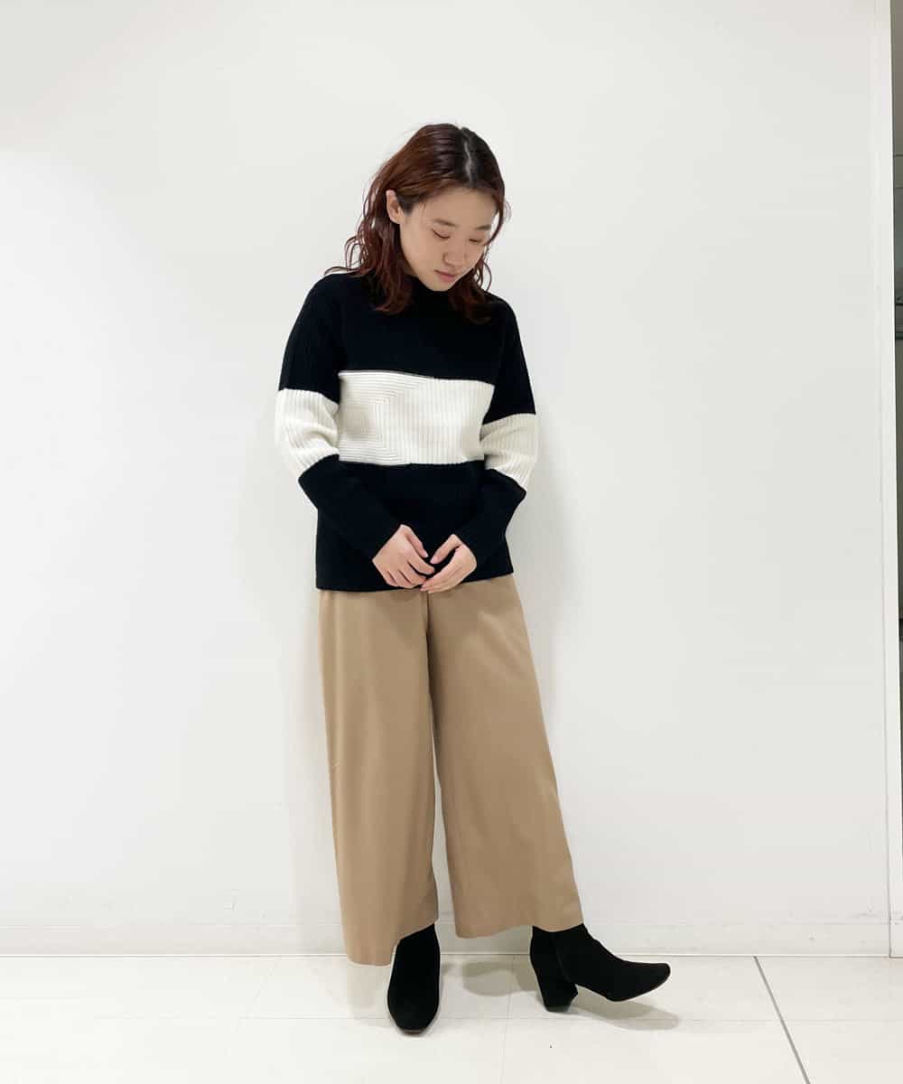 ウールガウチョパンツ ガウチョ ワイドパンツ Georges Rech 小さいサイズ メゾン ドゥ サンク イトキンオンラインストア