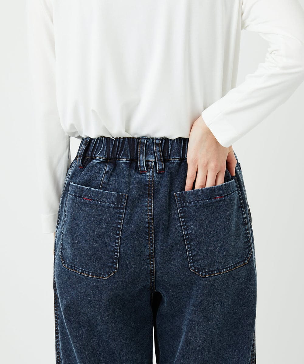 PHLEE01270 GEORGES RECH(小さいサイズ)(メゾン ドゥ サンク) スウェットデニムパンツ ブルー