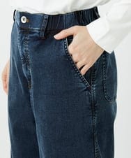 PHLEE01270 GEORGES RECH(小さいサイズ)(メゾン ドゥ サンク)  [セットアップ対応]ジャージーデニムワイドパンツ ブルー