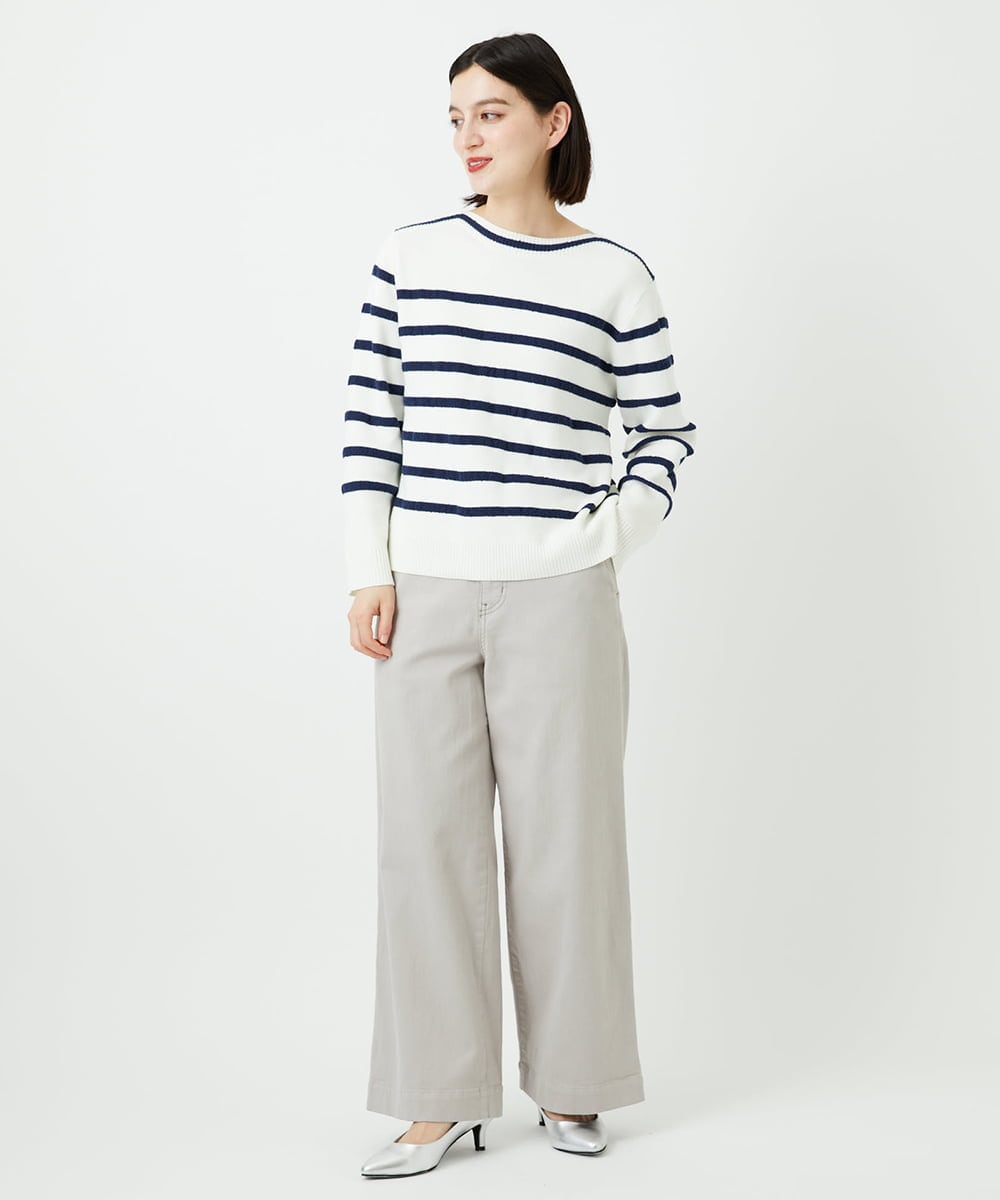 PHLEE01270 GEORGES RECH(小さいサイズ)(メゾン ドゥ サンク) スウェットデニムパンツ ブルー