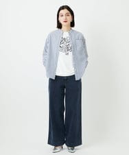 PHLEE01270 GEORGES RECH(小さいサイズ)(メゾン ドゥ サンク) スウェットデニムパンツ ブルー