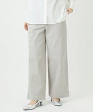 PHLEE01270 GEORGES RECH(小さいサイズ)(メゾン ドゥ サンク)  [セットアップ対応]ジャージーデニムワイドパンツ ブルー