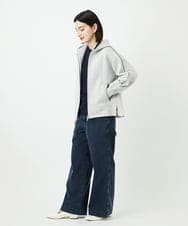 PHLEE01270 GEORGES RECH(小さいサイズ)(メゾン ドゥ サンク)  [セットアップ対応]ジャージーデニムワイドパンツ ブルー