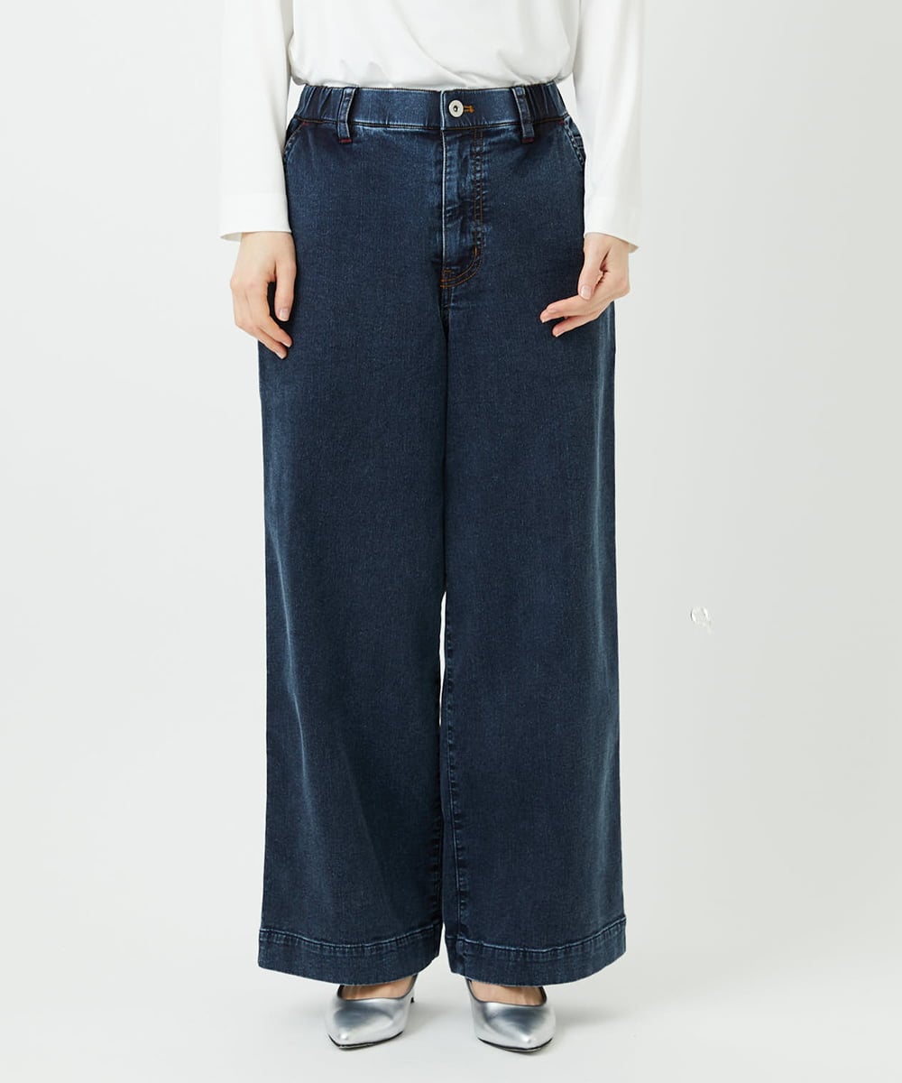 PHLEE01270 GEORGES RECH(小さいサイズ)(メゾン ドゥ サンク) スウェットデニムパンツ ブルー