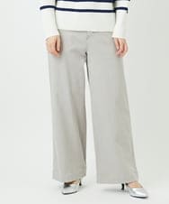 PHLEE01270 GEORGES RECH(小さいサイズ)(メゾン ドゥ サンク)  [セットアップ対応]ジャージーデニムワイドパンツ ライトグレー