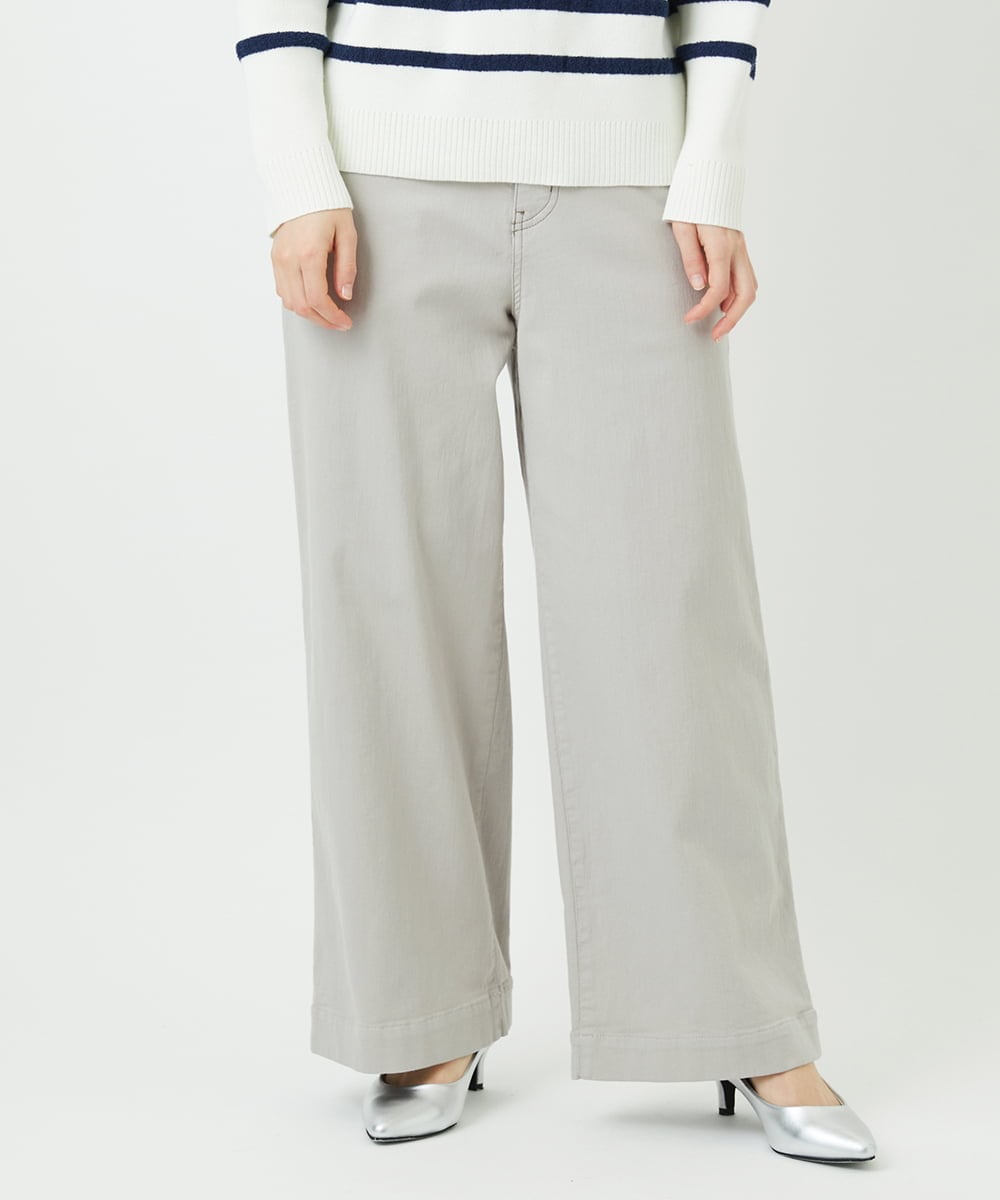 PHLEE01270 GEORGES RECH(小さいサイズ)  [セットアップ対応]ジャージーデニムワイドパンツ
