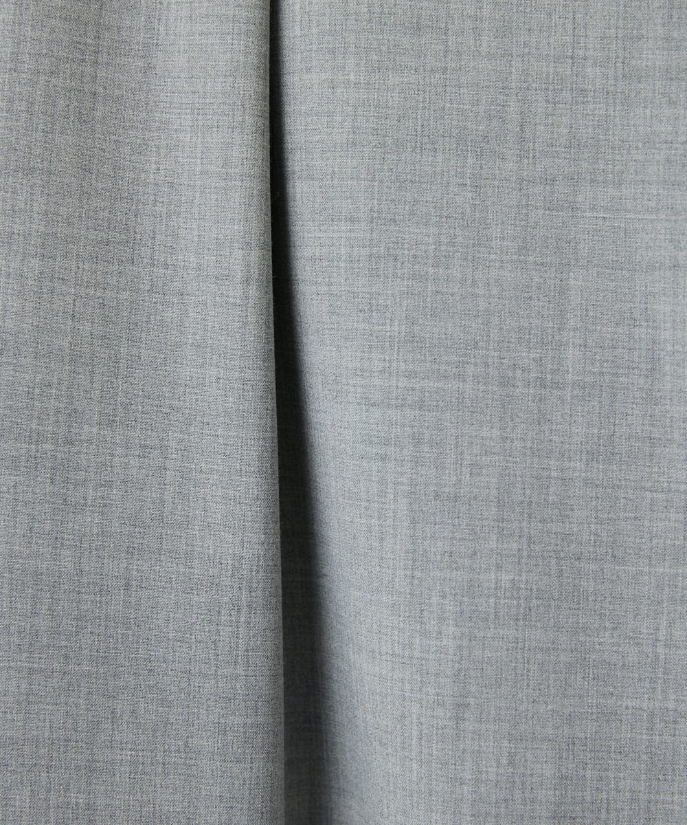 PHLEE25250 GEORGES RECH(小さいサイズ)(メゾン ドゥ サンク)  [日本製]ドロストタックワイドパンツ グレー