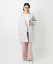 PHLEE25250 GEORGES RECH(小さいサイズ)(メゾン ドゥ サンク)  [日本製]ドロストタックワイドパンツ グレー