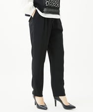 PHLEE29190 GEORGES RECH(小さいサイズ)(メゾン ドゥ サンク)  [日本製]リラックスサテンテーパードパンツ ベージュ