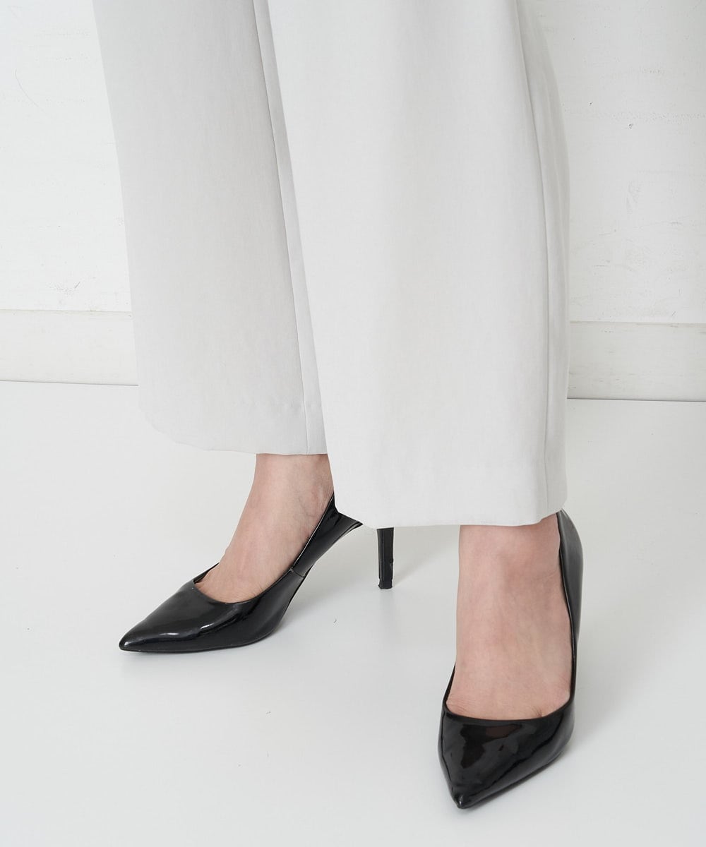 PHLET03260 GEORGES RECH(小さいサイズ)(メゾン ドゥ サンク) [セットアップ対応]パウダリーストレッチストレートパンツ ライトグレー