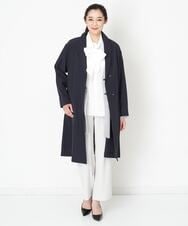 PHLET03260 GEORGES RECH(小さいサイズ)(メゾン ドゥ サンク) [セットアップ対応]パウダリーストレッチストレートパンツ ライトグレー