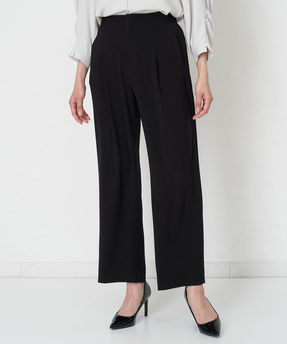 PHLET03260 GEORGES RECH(小さいサイズ)(メゾン ドゥ サンク) [セットアップ対応]パウダリーストレッチストレートパンツ ライトグレー