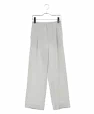 PHLET03260 GEORGES RECH(小さいサイズ)(メゾン ドゥ サンク) [セットアップ対応]パウダリーストレッチストレートパンツ ライトグレー
