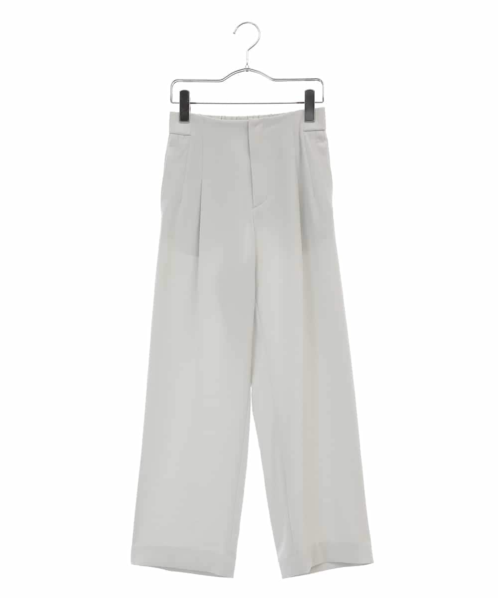 PHLET03260 GEORGES RECH(小さいサイズ)(メゾン ドゥ サンク) [セットアップ対応]パウダリーストレッチストレートパンツ ライトグレー