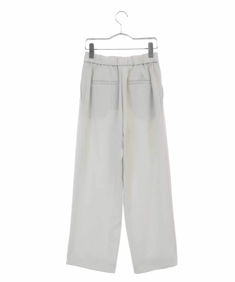 PHLET03260 GEORGES RECH(小さいサイズ)(メゾン ドゥ サンク) [セットアップ対応]パウダリーストレッチストレートパンツ ライトグレー