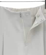 PHLET03260 GEORGES RECH(小さいサイズ)(メゾン ドゥ サンク) [セットアップ対応]パウダリーストレッチストレートパンツ ライトグレー