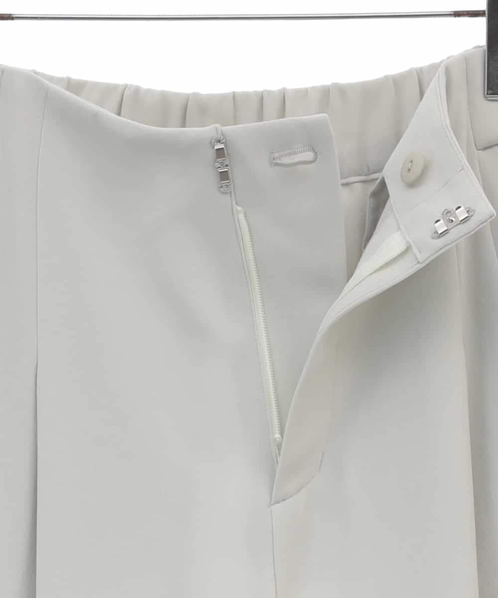 PHLET03260 GEORGES RECH(小さいサイズ)(メゾン ドゥ サンク) [セットアップ対応]パウダリーストレッチストレートパンツ ライトグレー