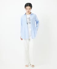 PHLGA19230 GEORGES RECH(小さいサイズ)(メゾン ドゥ サンク) ボディシェルワイドパンツ ライトグレー